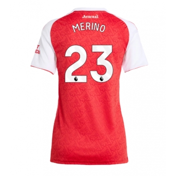 Billige Fotballdrakt Arsenal Mikel Merino #23 Replika Hjemmedrakt Dame 2025-26 Kortermet